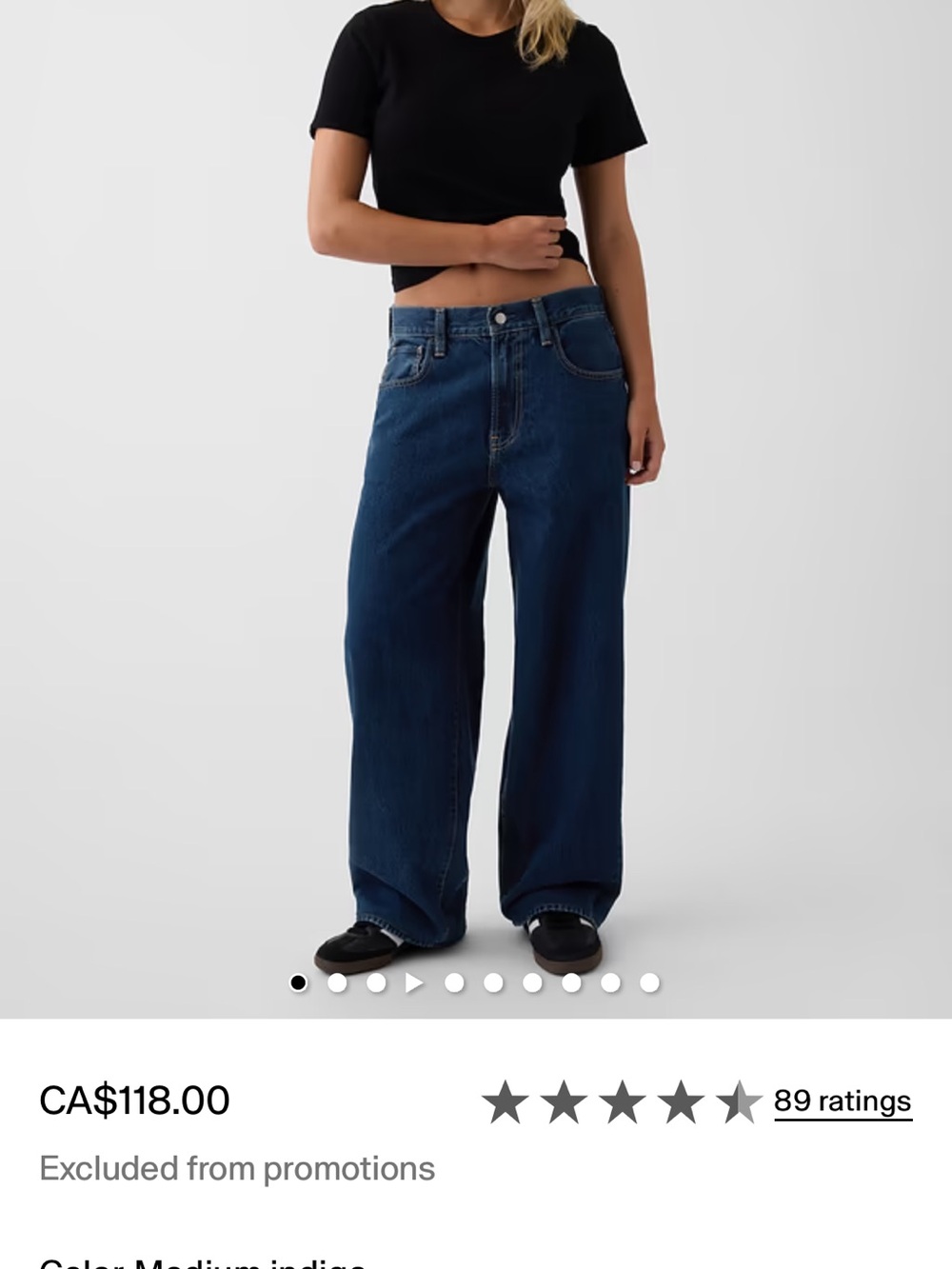 GAP x Hailey extra baggy medium size 23